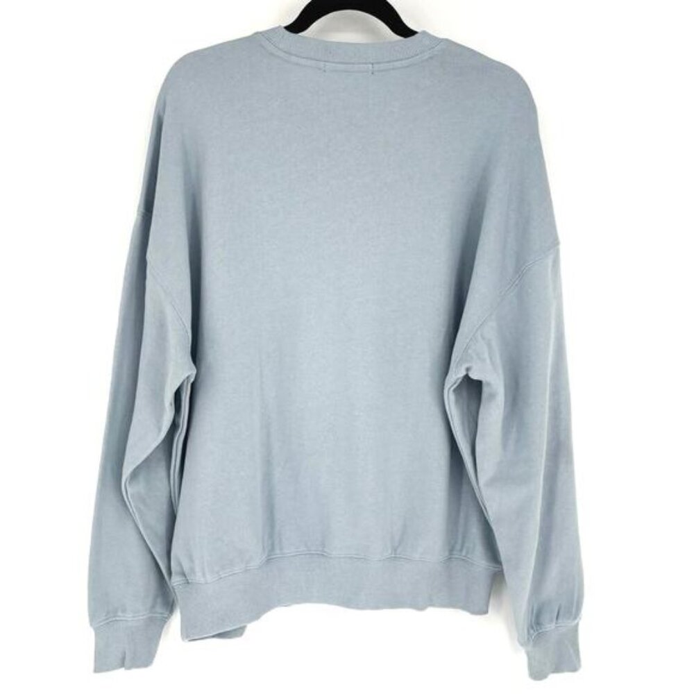 Forever 21 Taurus Zodiac Embroidered Beaded Pearl Oversized Sweater NWT Size M - Picture 5 of 6